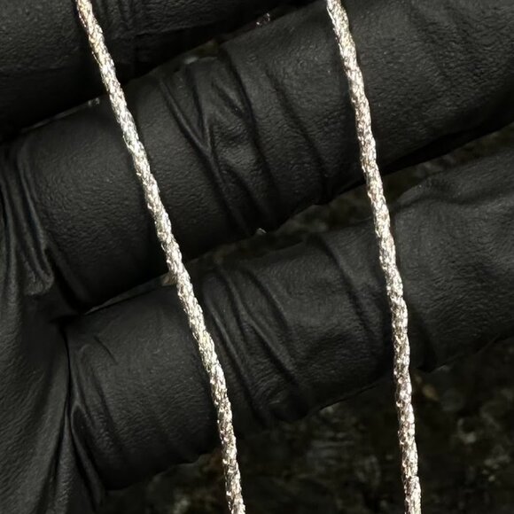 Carved Mother of Pearl Cameo Shell Sterling Silver Pendant Necklace 18" - Picture 5 of 5